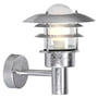 Lønstrup 22 udendørs væglampe, E27, galvaniseret stål - Nordlux + Ekskl. lyskilde (tom)