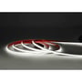 COB-LED-strip på 10 meter med varm hvidt lys på 2900K, tændt i flade løkker på en mørk overflade.