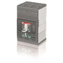 ABB Tmax XT4N 250 maksimalafbryder med elektronisk Ekip LSI relæ og 3 poler på hvid baggrund.