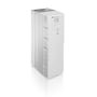 ABB ACH580-31 frekvensomformer, 55kW, 3x400V, IP55, hvid, med integreret STO og EMC-filter, vist med en blank hvid baggrund.