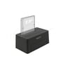 Tegning viser en 2,5-tommers harddisk sat i Delock-dockingstationen til SATA-drev.