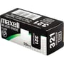 Vinkelbillede af Maxell Silver-Oxid SR616SW (321) batteripakken med 10 stk. og stregkode på siden af emballagen.