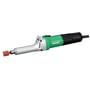 Hikoki Power Tools GP5V ligesliber på 760 W set fra siden med langt sølvfarvet slibehoved og slibesten monteret foran.