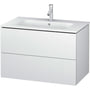 Duravit L-Cube vaskeskab, 2 skuffer, 82 cm, hvid (mat)