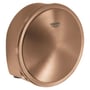 Grohe Talentofill montagesæt i børstet Warm Sunset finish, der måler ø91x43mm, med Grohe logo.