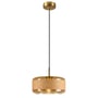 SLV Pantilo Rope 27 pendel i guld med 250 cm sort stofledning og E27 fatning.