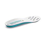 Airtox Comfopedic indlægssål i størrelse 48, viser den ergonomiske form med perforeret mønster og stødpude.