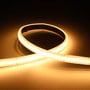 Ansell Lighting P-Cell LED bånd på 10 meter, der udsender et varmt hvidt lys på en mørk baggrund.