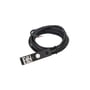 SG Armaturen Slimline PIR sensor i sort med en 20mm kabel og synlige DIP-switches for tidsindstilling.