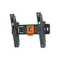 Vogels TVM 1215 Quick tiltbart TV-vægbeslag set forfra, med integreret vaterpas i orange farve.
