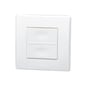 Urmet Yokis trådløs batteritryk TLM2-UP med 2 tryk i hvid plast, ZigBee og Bluetooth.