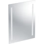 Geberit Option Basic spejl, indbygget lys, 50 cm x 65 cm
