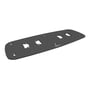 Vogels PFF 7070 dobbelt gulvplade i sort metal, designet til Connect-it systemet.