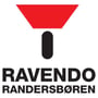 Logo for Ravendo Randersbøren på hvid baggrund, vist for at identificere producenten af gasvognen.