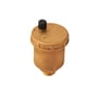 Roth automatisk luftudlader i messing med 3/8" gevind og sort top, designet som reservedel til shunt units.