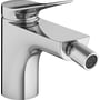 Hansgrohe Vivenis bidétarmatur i krom med et fremspring på 130 mm og en praktisk løft-op bundventil. Armaturet er fremstillet af messing og har en blank poleret overflade.