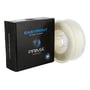 Æske ved siden af spolen med transparent PrimaCreator EasyPrint PLA-filament, 1,75 mm og 1 kg.