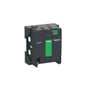 Detaljeret vinkel af Schneider Electric LX1G3S kontrolmodul med tydelig mærkning af TeSys og Schneider Electric logo.