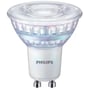Philips Hue Master Value LED Spot GU10 med dæmpbar funktion, 3000 Kelvin og 90 i farvegengivelse, vist fra siden.