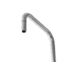 Lavabo Alkymist 788 RS Square køkkenarmatur set fra udløbet, hvor sien i udtræksdysens munding ses.
