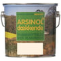 ARSIOL dækkende teak træbeskyttelse i 2,5 liters spand med landskabsmotiv og grøn label.
