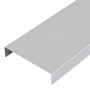 U-profil, blank aluminium, til bjælker og limtræ, 20 x 90 x 20 mm, 1 meter