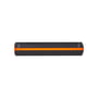 OSRAM BATTERYstart 300 starthjælper med powerbank set fra den smalle side med en orange stribe langs huset.