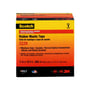 Emballage til Scotch 2228 gummimastiktape i sort, gul og orange, angiver "Professional Grade Rubber Mastic Tape" og målene 50,8 mm x 3,1 m.