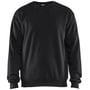 Forside af Blåkläder Workwear sweatshirt i sort, str. M, med rund hals og ribkanter, 280 g/m².