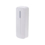 TrueGuard dør- og vindueskontakt med rystesensor, hvid, vises med en lodret grå stribe på fronten.