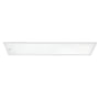 SG Armaturen Sense Opalprismatisk 830 panel i hvidt aluminium med integreret PIR-sensor i hjørnet.