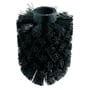 Grohe Essentials sort toiletbørstehoved i plast med 69 mm diameter og 97 mm højde.