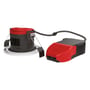 Ansell Lighting Prism Pro downlight OCTO WiZ TW med separat driver i røde og sorte detaljer.