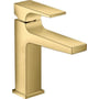 Hansgrohe Metropol 110 håndvaskarmatur i poleret messing med et 1-greb og 135 mm fremspring.