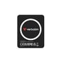Bagsiden af Verbatim SnapBack Ultra Slim ekstern SSD viser en hvid ring, logo og produktmærkning.