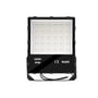 400 W LED-projektøren set forfra med tæt LED-felt, IP66-mærkning og synligt tilslutningskabel.