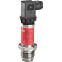 Danfoss tryktransmitter MBS 4510 med rød mærkat, viser trykområde 0-1 bar og G1 gevindtilslutning.