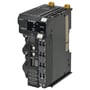 Omron NX-EIC202 Ethernet/IP kobling med 2 porte, der viser digitale input/output terminaler og en USB-port.