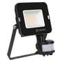 Ledvance Floodlight Compact Value projektør med sensor, IP65, 3000K, 1800lm, sort