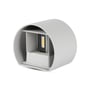 Indvendigt view af V-TAC LED væglampe, der viser den integrerede lyskilde og justerbare stråler.