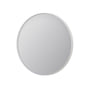 Sanibell Proline rundt spejl, alu, Ø60 cm, hvid (mat)