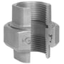 Galvaniseret union m. mf/mf - 3" x 3"