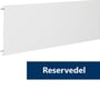Hager kanallåg til BRH70172 i perlehvid, 2 meter langt og 120x170 mm, mærket 'Reservedel' i blå tekst.