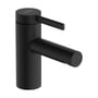 Hansgrohe Zesis S 1-grebs håndvaskarmatur i mat sort med CoolStart teknologi, vist fra siden.
