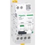 Schneider Electric Acti9 Active iCV40 ARC gnistdetektor med 6A mærkestrøm og C karakteristik, viser 3-i-1 kombination af MCB, RCD og AFD.