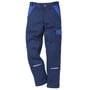 Kansas Icon100813 arbejdsbukser i marineblå med kongblå kontrastpaneler og synlige lommer.