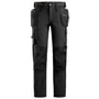 Snickers Workwear AllroundWork arbejdsbukser i sort str. 56 med mange CORDURA® forstærkede lommer og stretchmateriale.