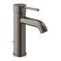 Grohe Essence håndvaskarmatur, 1-grebs, S-Size, løftestang m/ bundventil, Børstet Hard Graphite