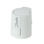 Danfoss Termomotor ABN A5, en hvid 230V AC termoaktuator til AB-QM ventiler på hvid baggrund.