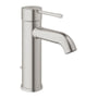 Grohe Essence håndvaskarmatur, 1-grebs, S-Size, løftestang m/ bundventil, Supersteel